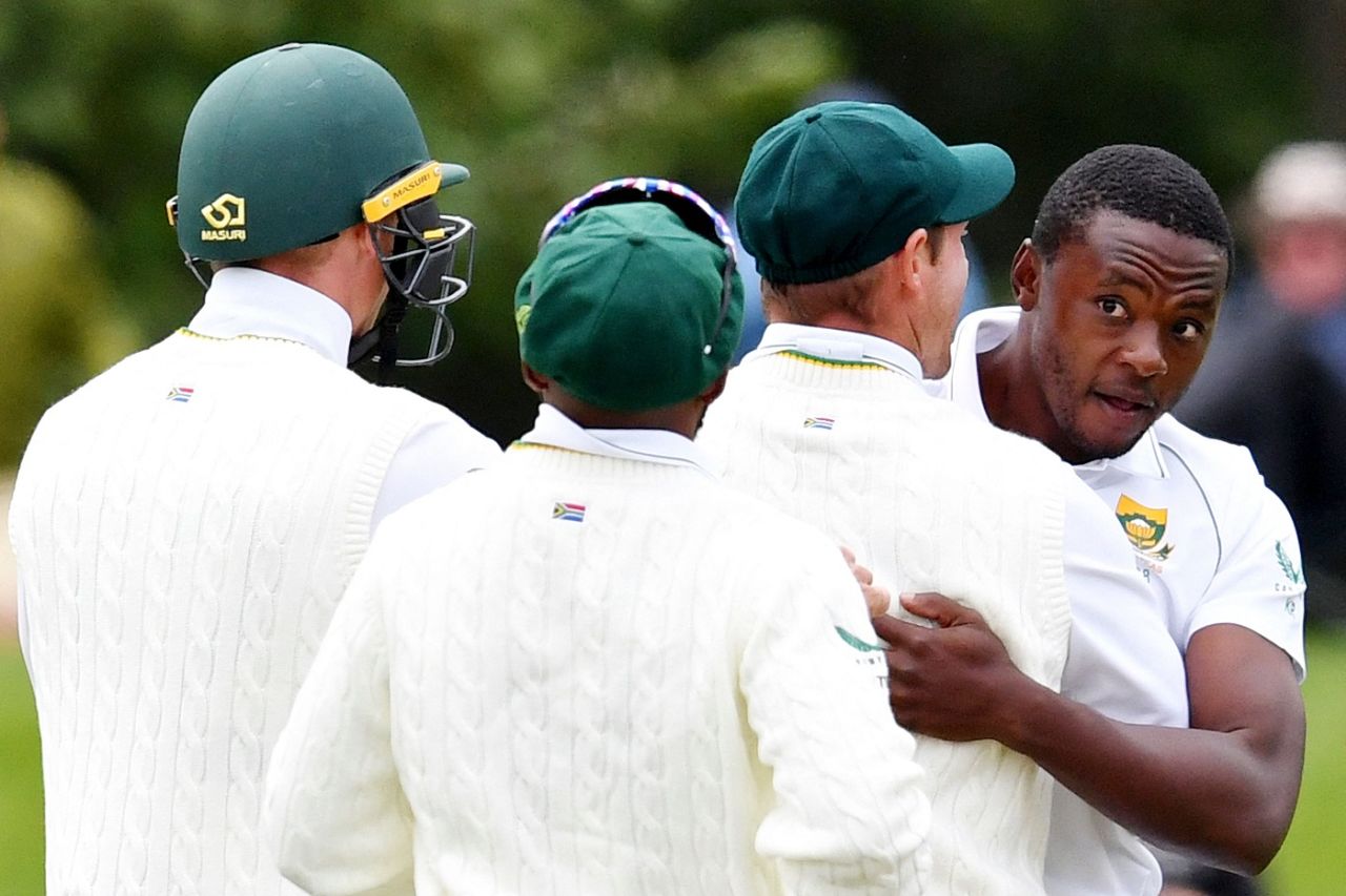 Kagiso Rabada's pace often has him the centre of attention, New Zealand vs South Africa, 2nd Test, Christchurch, 2nd day, February 26, 2022