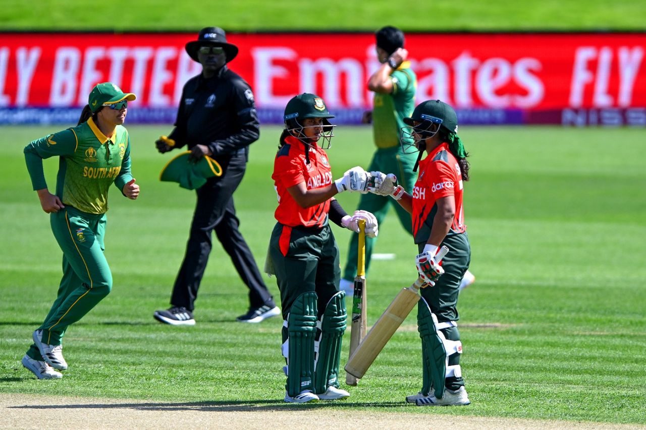 Sharmin Akhter and Shamima Sultana began well, South Africa vs Bangladesh, Women's World Cup 2022, Dunedin, March 5, 2022