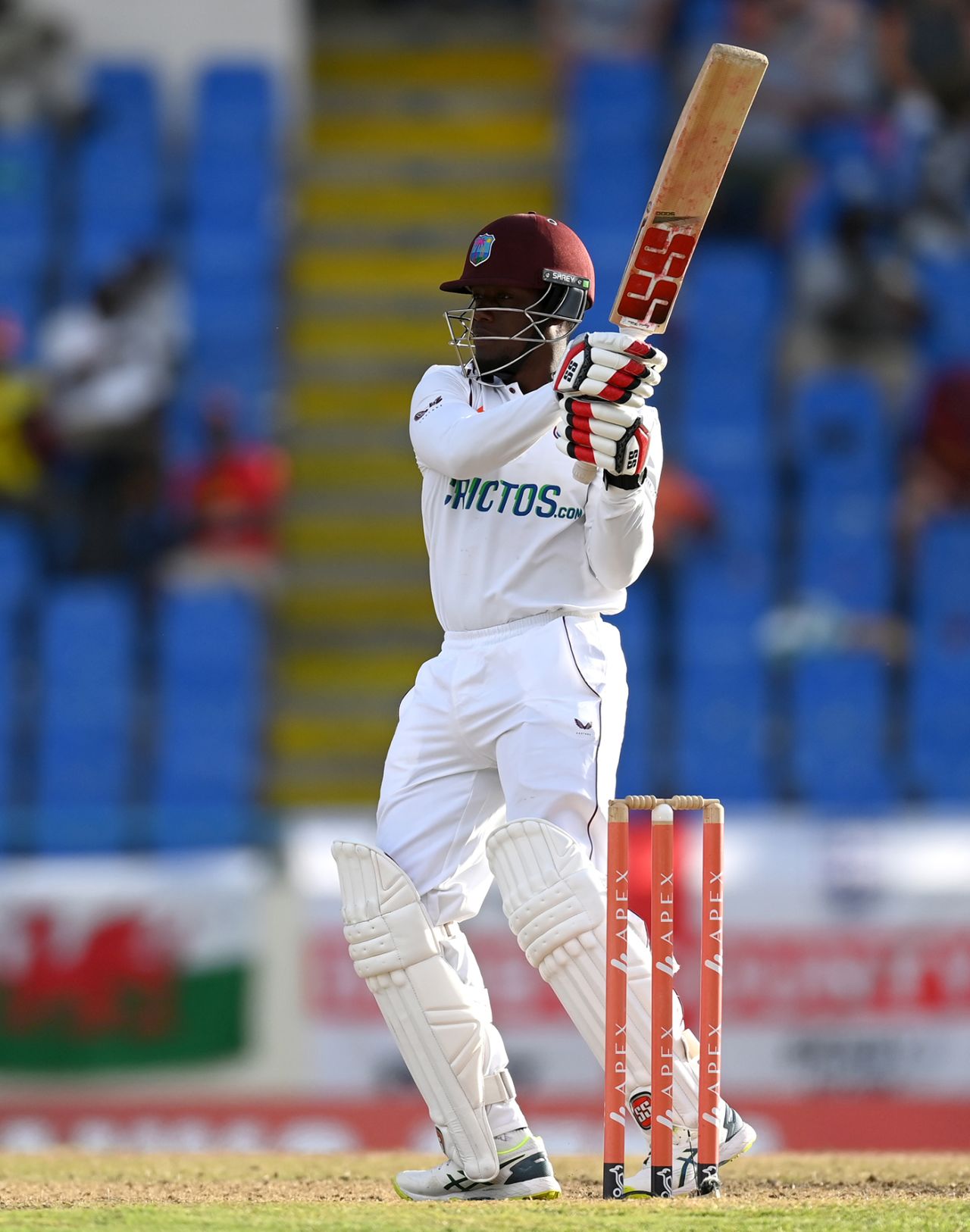 Nkrumah Bonner strapped in for the long haul, West Indies vs England, 1st Test, Antigua, 2nd day, March 9, 2022