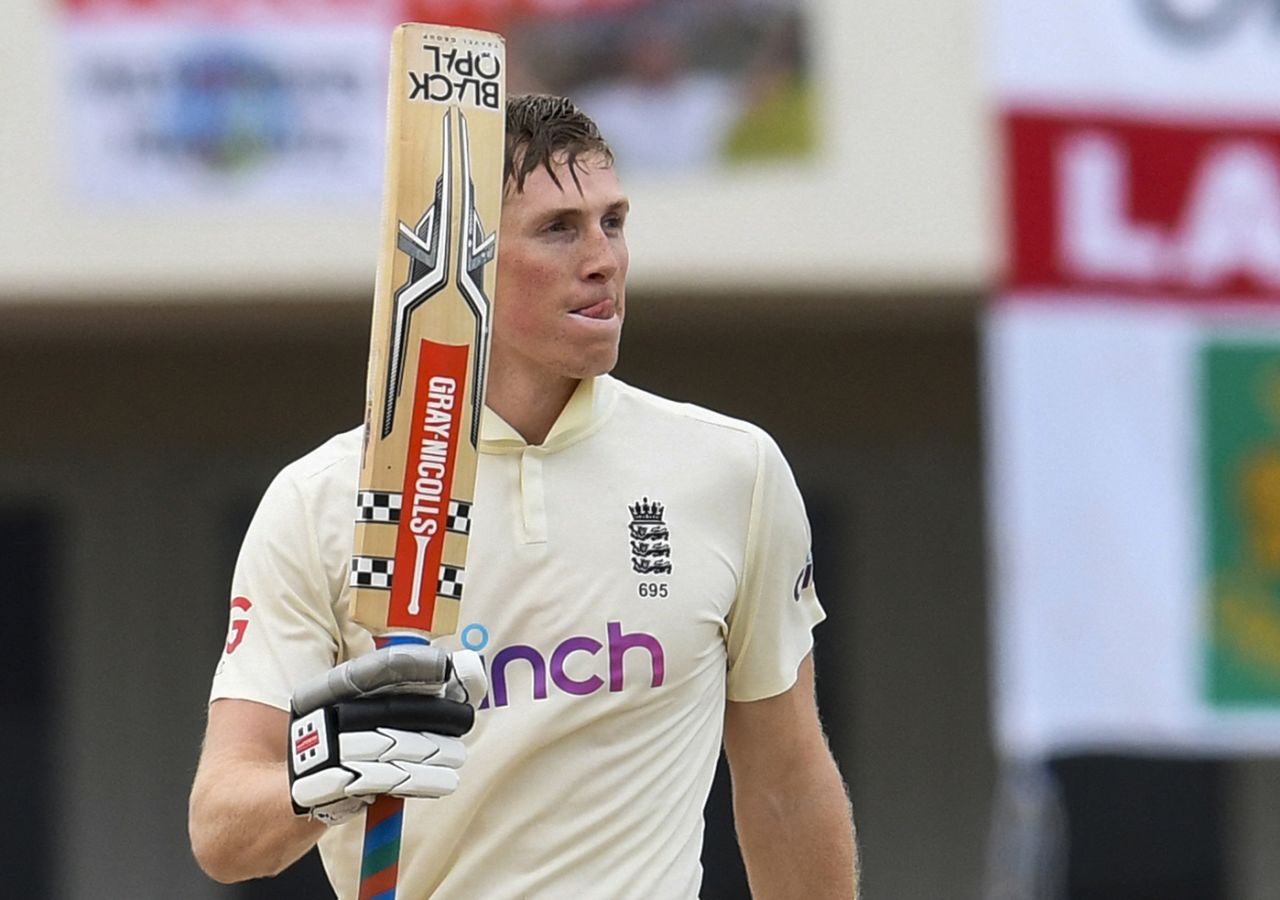 Zak Crawley made his second Test hundred, West Indies vs England, 1st Test, Antigua, 4th day, March 11, 2022