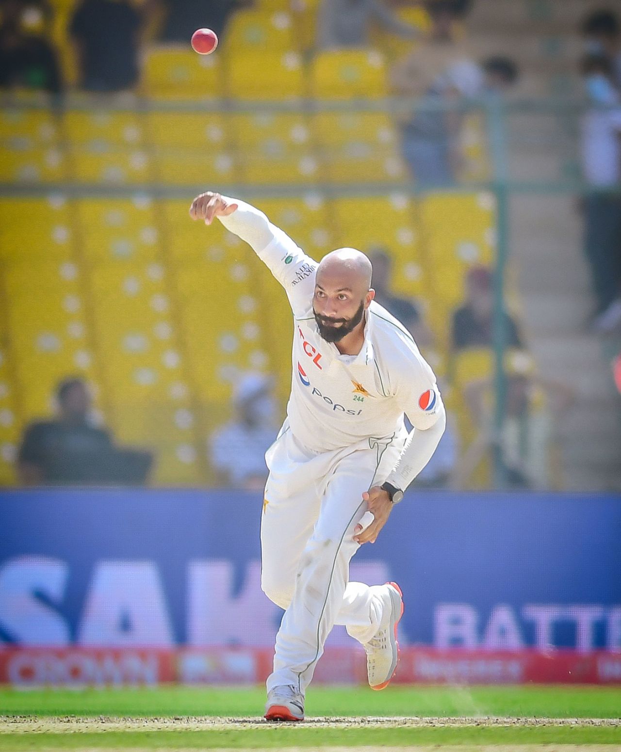 Sajid Khan made inroads into Australia's middle order, Pakistan vs Australia, 2nd Test, Karachi, March 13, 2022