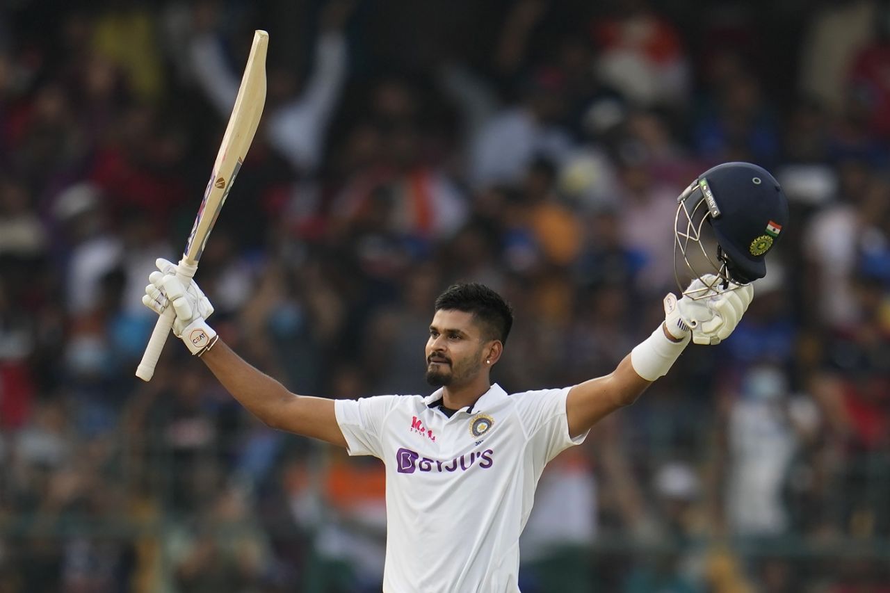 "It was like a century feeling for me" - Shreyas Iyer celebrates his half-century on a difficult pitch, India vs Sri Lanka, 2nd Test, Day 1, Bengaluru, March 12, 2022