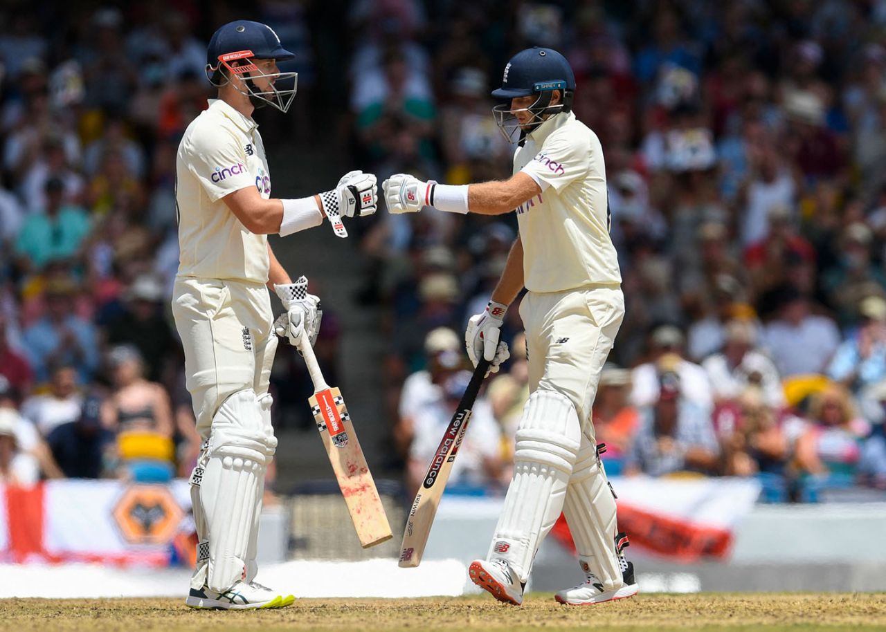 Joe Root and Alex Lees led England's rebuild, West Indies vs England, 2nd Test, Kensington Oval, 1st day, Barbados, March 16, 2022