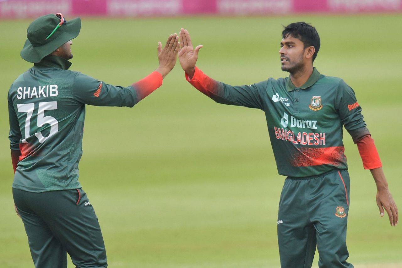 Mehidy Hasan Miraz broke the 86-run opening stand, South Africa vs Bangladesh, 2nd ODI, Johannesburg, March 20, 2022