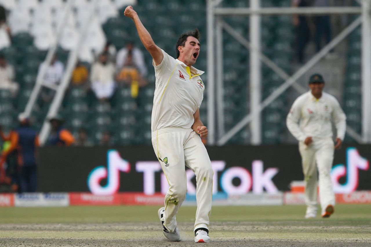 Pat Cummins bowled a spectacular spell, Pakistan v Australia, 3rd Test, Lahore, 3rd day, March 23, 2022