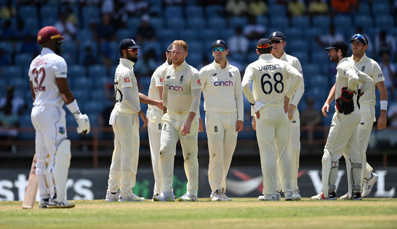 Ben Stokes finally made the breakthrough, West Indies vs England, 3rd Test, Grenada, 2nd day, March 25, 2022