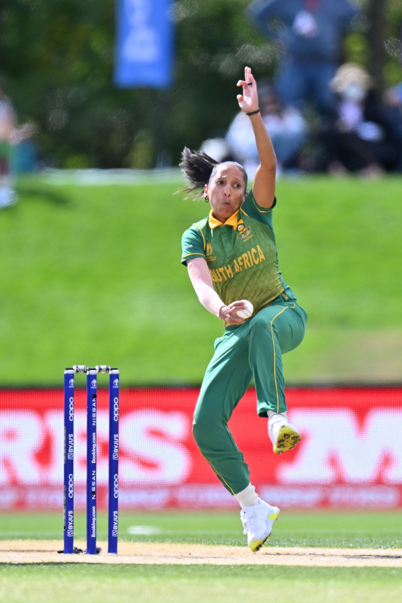 Shabnim Ismail took some stick early on, India vs South Africa, Women's World Cup 2022, Christchurch, March 27, 2022