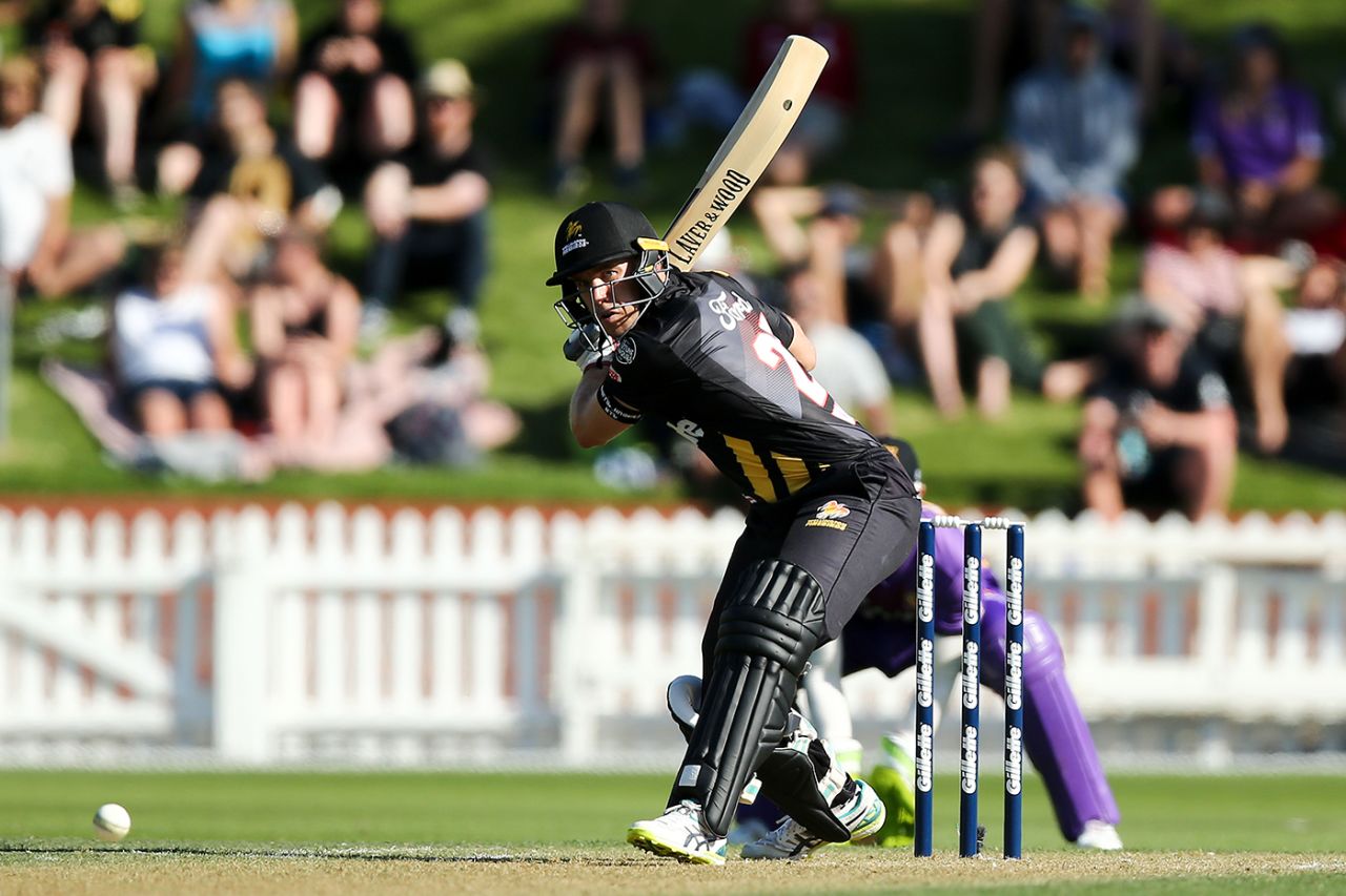 Logan van Beek made 18 off 12 balls, Wellington v Canterbury, Super Smash, Wellington, January 6, 2019