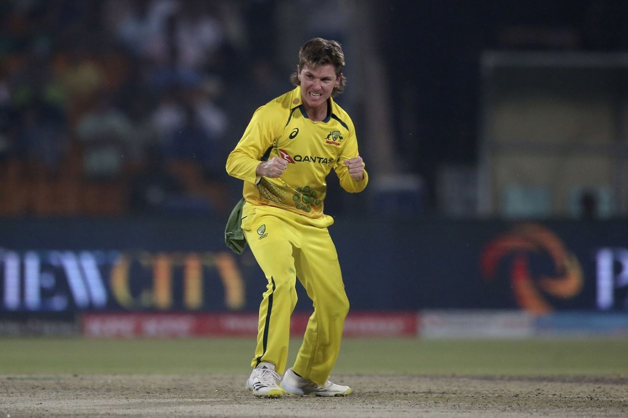 Adam Zampa bagged four wickets in the match, Pakistan vs Australia, 1st ODI, Lahore, March 29, 2022
