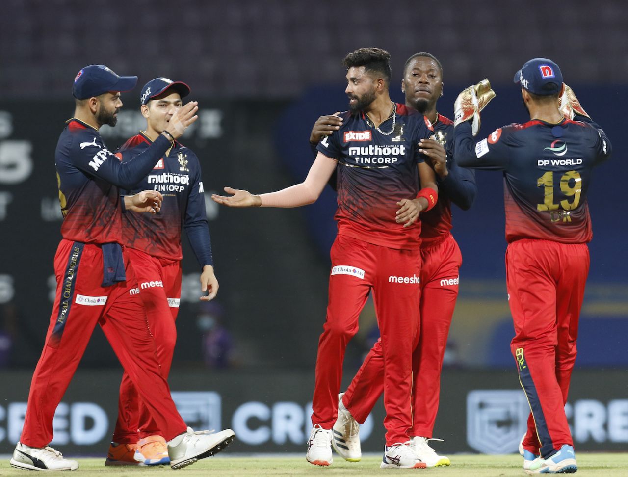 Mohammed Siraj sent back Ajinkya Rahane, caught at deep square-leg, Kolkata Knight Riders vs Royal Challengers Bangalore, IPL 2022, Navi Mumbai, March 30, 2022