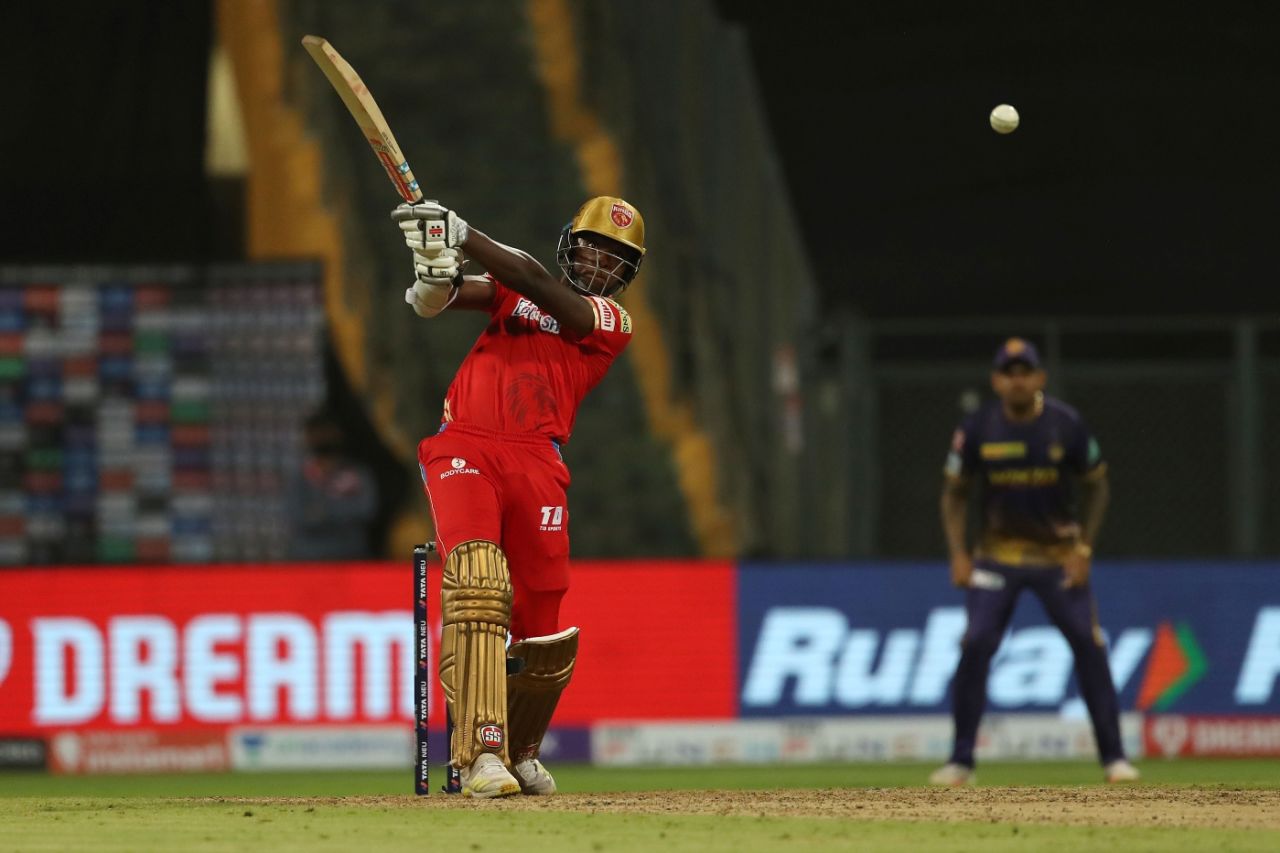 Kagiso Rabada frees his arms, Punjab Kings vs Kolkata Knight Riders, IPL 2022, Wankhede Stadium, Mumbai, April 1, 2022