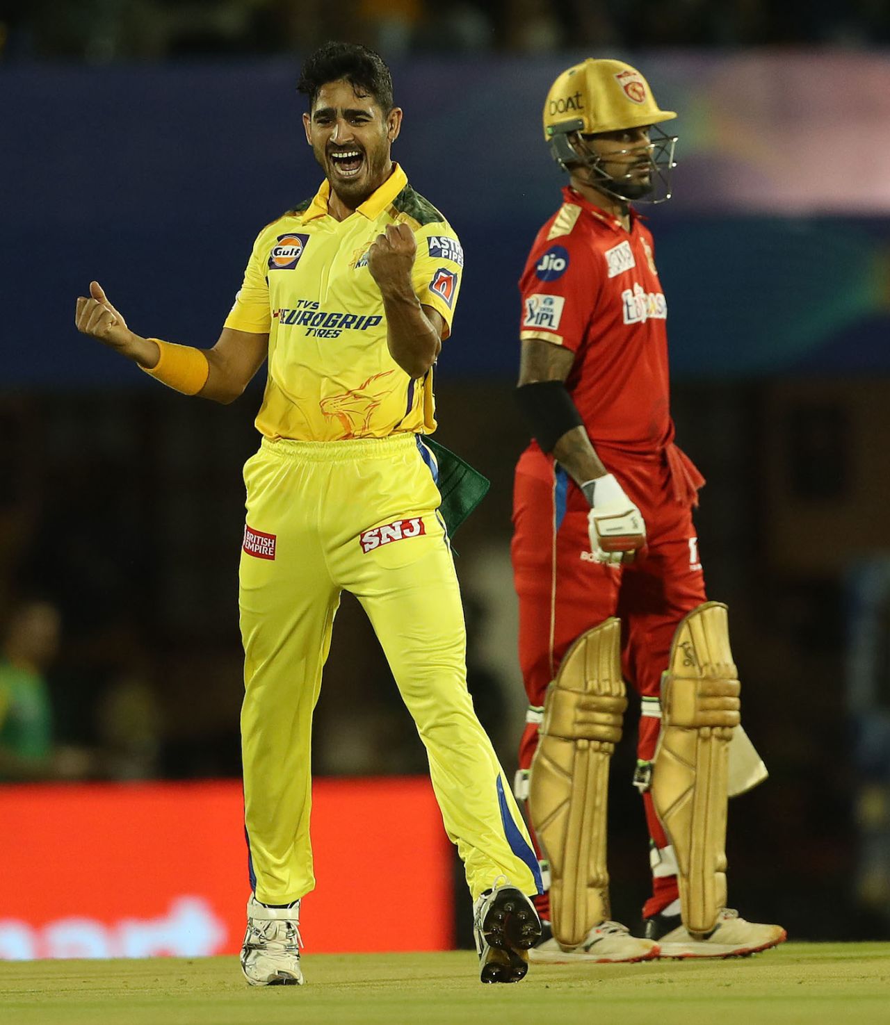 Mukesh Choudhary got rid of Mayank Agarwal second ball of the match, Chennai Super Kings vs Punjab Kings, IPL 2022, Mumbai, April 3, 2022