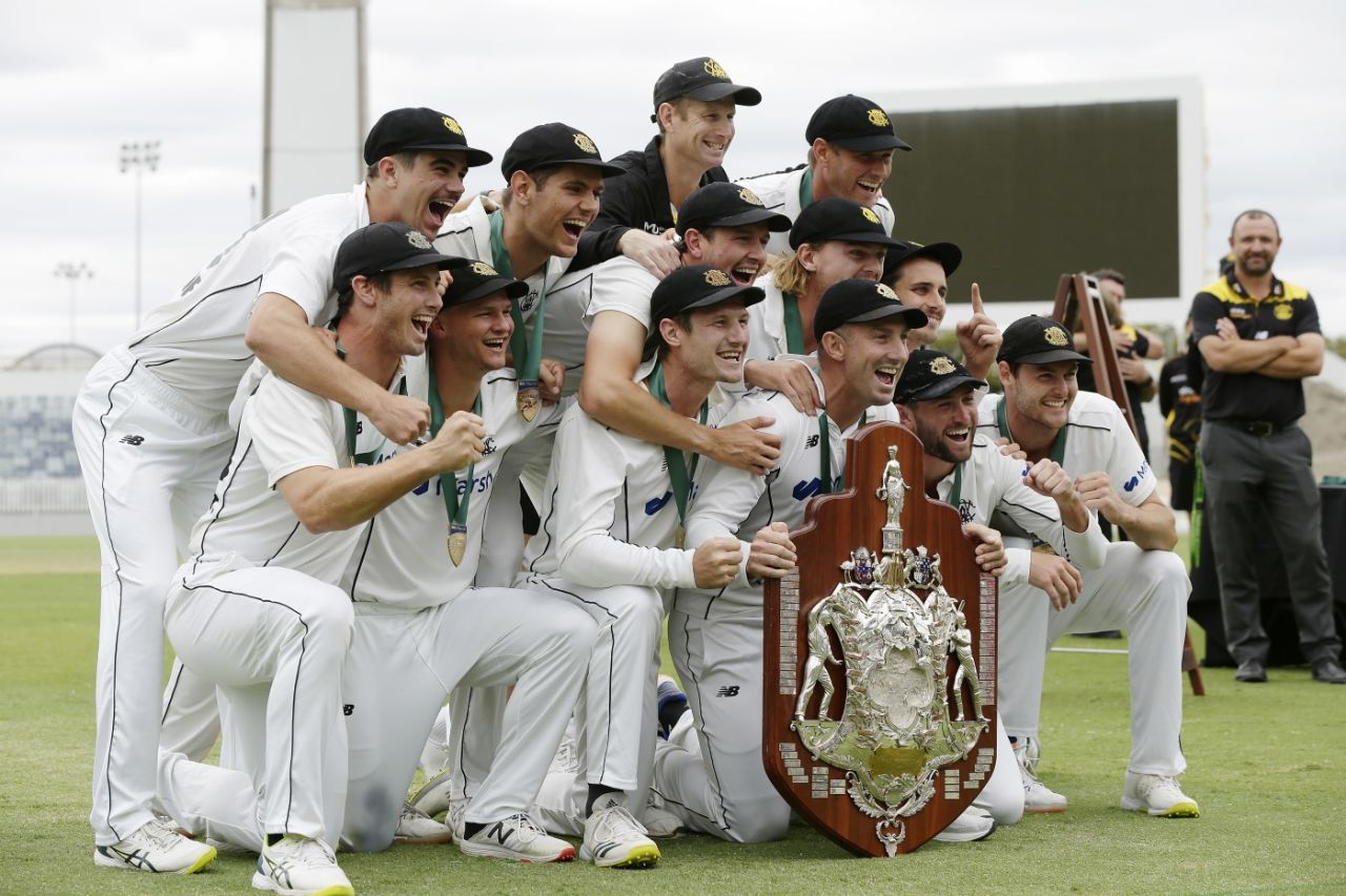 WA won their first Sheffield Shield in 23 years, Western Australia vs Victoria, Sheffield Shield final, Day 5, Perth, April 2, 2022