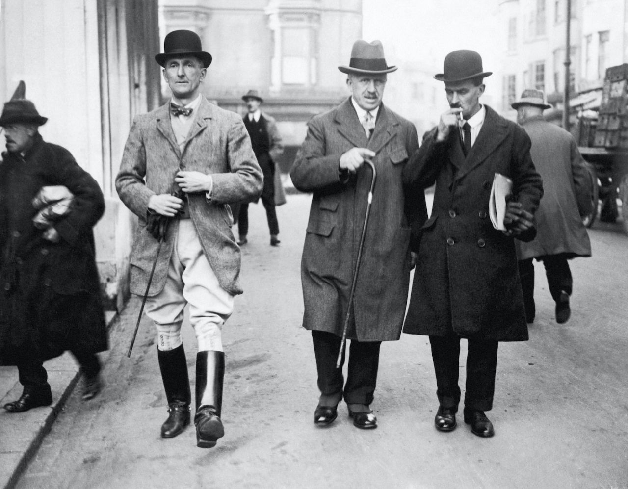 CB Fry after filing his nomination to parliament for the Brighton constituency, November 11,1922