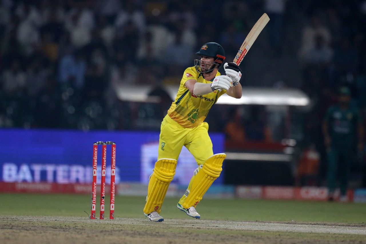 Travis Head found the boundary early, Pakistan vs Australia, Only T20I, Lahore, April 5, 2022