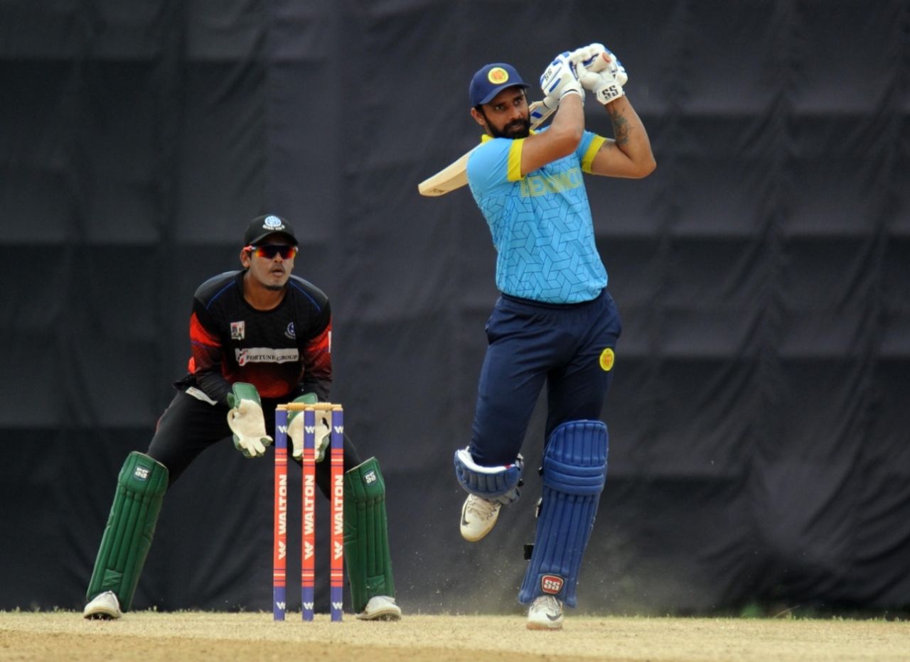 Hanuma Vihari hits out on his way to an unbeaten century, Abahani Limited vs Brothers Union, Dhaka Premier Division Cricket League, April 2, 2022