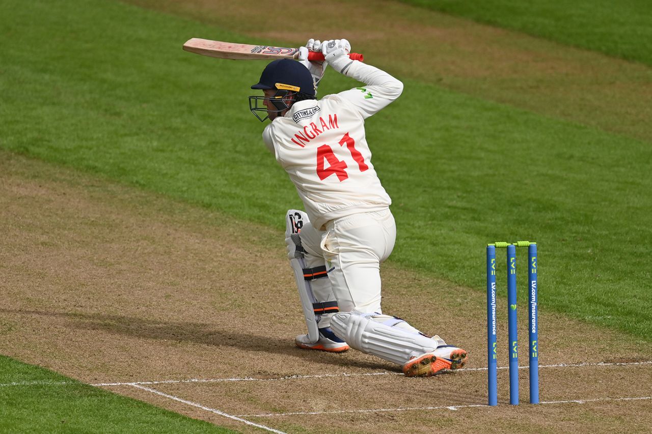 Colin Ingram held the Glamorgan top order together, Glamorgan vs Durham, LV= Insurance Championship, Division Two, Cardiff, April 7, 2022
