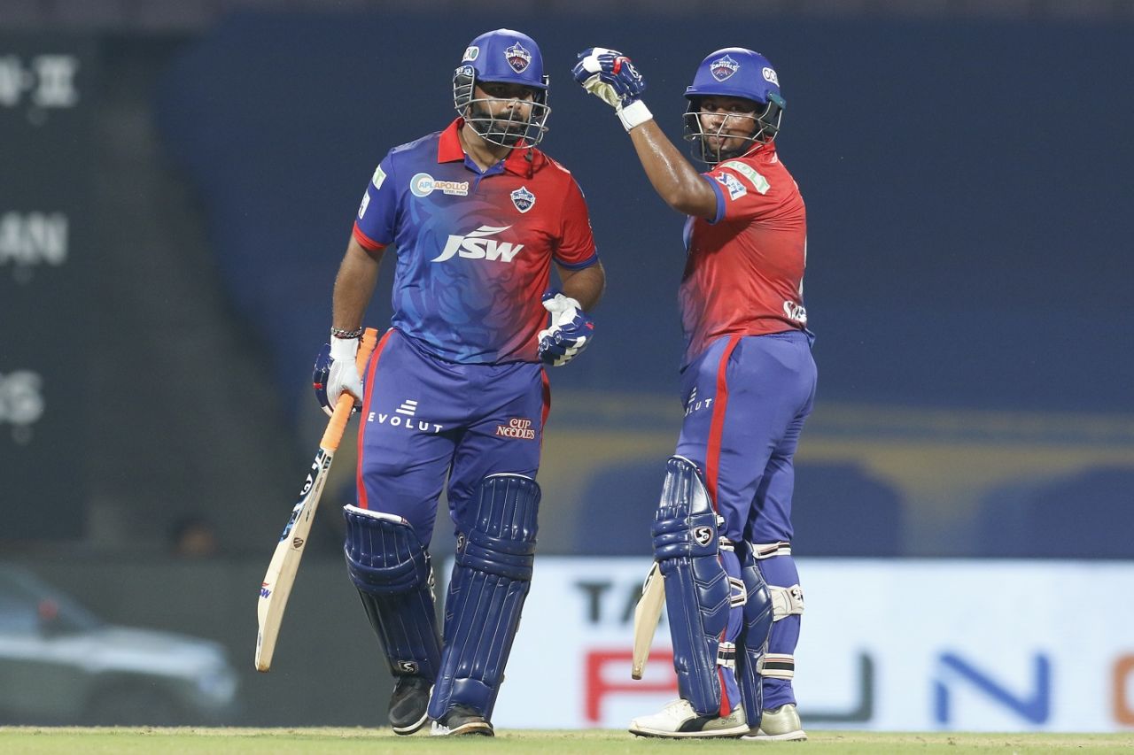 Rishabh Pant and Sarfaraz Khan gave Capitals the boost in the death overs, Lucknow Super Giants vs Delhi Capitals, IPL 2022, Navi Mumbai, April 7, 2022
