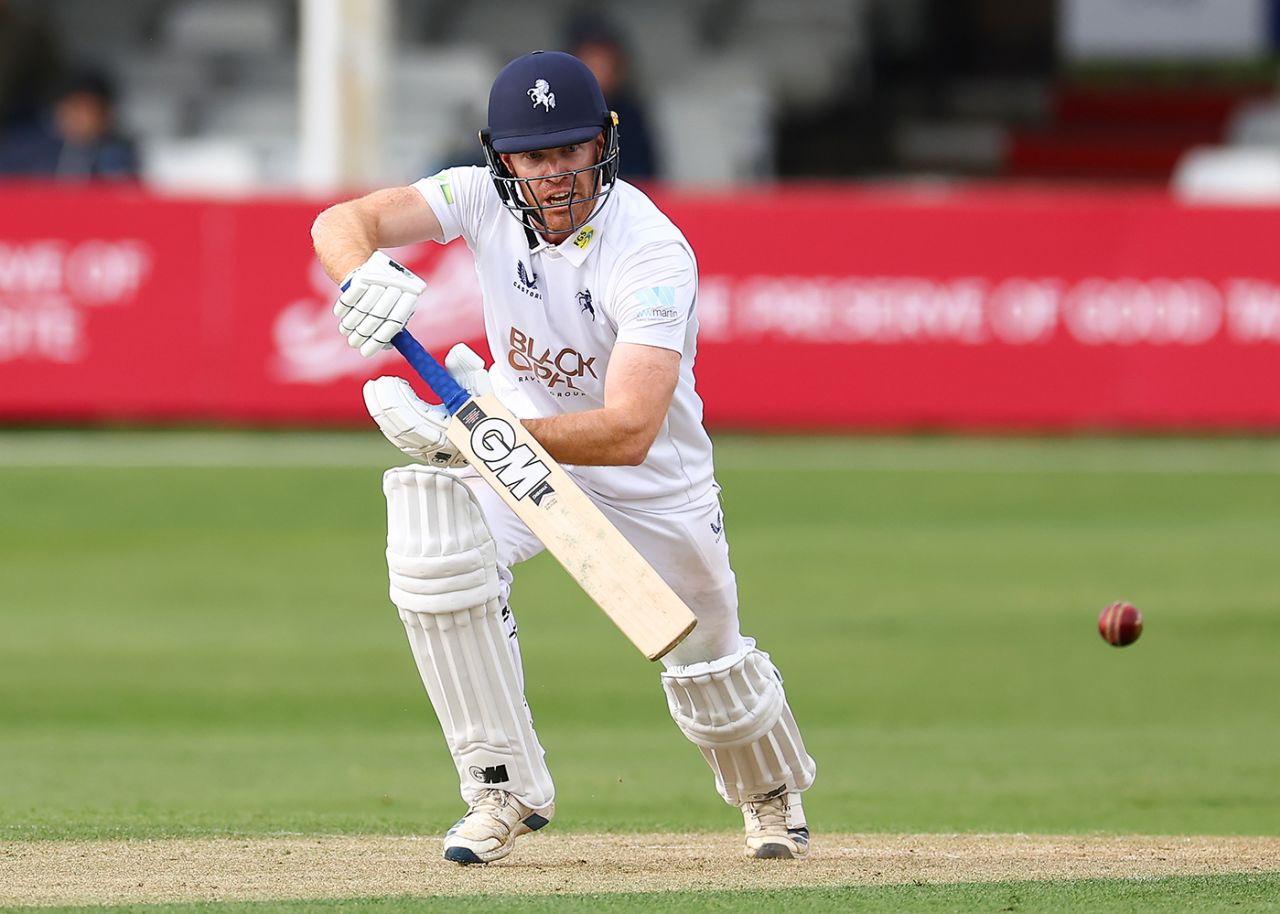 Ben Compton made a tidy start on his first Kent appearance, Essex vs Kent, LV= Insurance Championship, Division One, April 8, 2022
