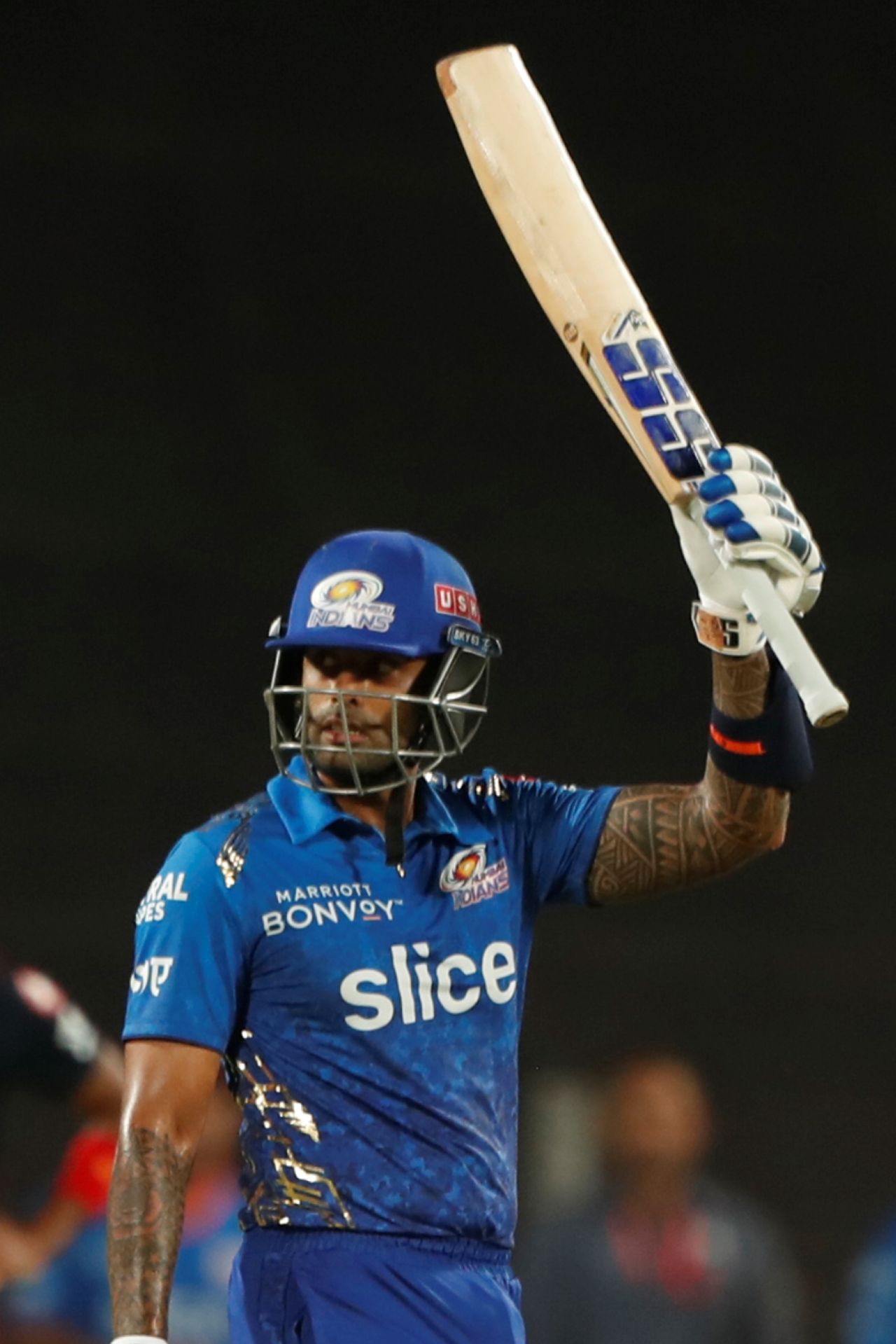 Suryakumar Yadav got to a fifty off 32 balls, Royal Challengers Bangalore vs Mumbai Indians, IPL 2022, Pune, April 9, 2022