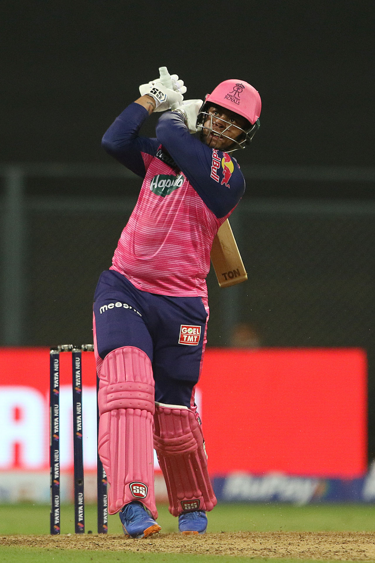 Shimron Hetmyer hit six sixes in his 36-ball 59 not out, Lucknow Super Giants vs Rajasthan Royals, IPL 2022, Wankhede Stadium, Mumbai, April 10, 2022