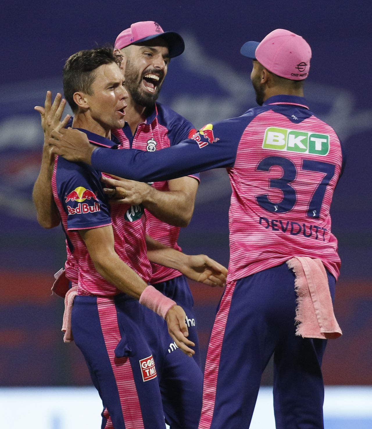 Trent Boult knocked KL Rahul stumps out first ball of the chase, Lucknow Super Giants vs Rajasthan Royals, IPL 2022, Wankhede Stadium, Mumbai, April 10, 2022