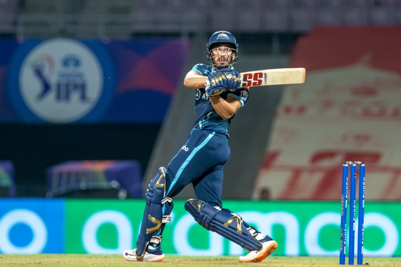 Abhinav Manohar hit 35 off 21, Sunrisers Hyderabad vs Gujarat Titans, IPL 2022, DY Patil Stadium, Mumbai, April 11, 2022
