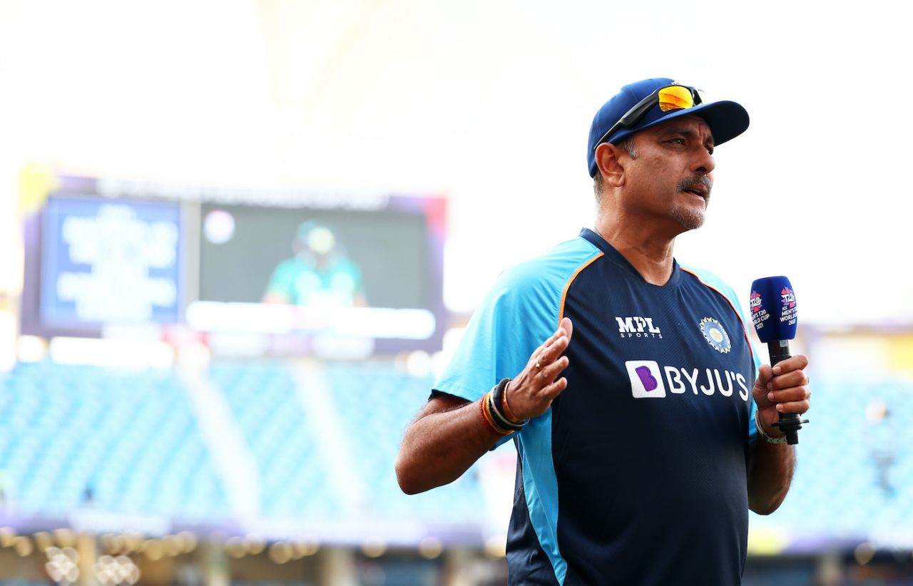 Ravi Shastri speaks ahead of his last match in charge, India vs Namibia, T20 World Cup, Group 2, Dubai, November 8, 2021