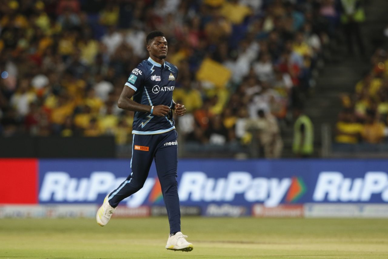 Alzarri Joseph was both quick and clever on Titans debut, Gujarat Titans vs Chennai Super Kings, IPL 2022, Pune, April 17, 2022