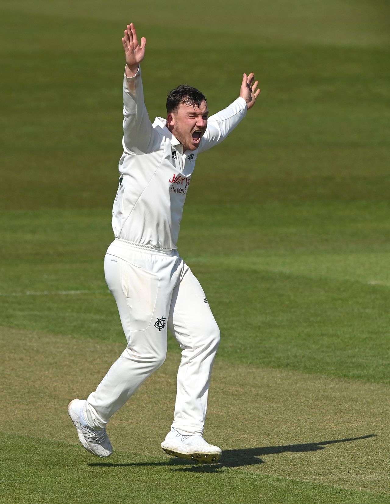 Liam Patterson-White claimed a five-for on day one, Durham vs Nottinghamshire, LV= Insurance Championship, Division Two, Chester-le-Street, April 21, 2022