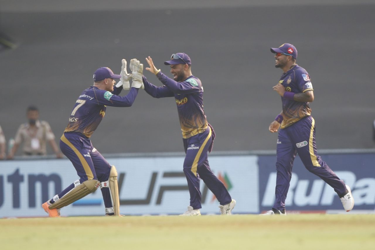 Rinku Singh had a day out in the field taking four catches, including three in the final over, Kolkata Knight Riders vs Gujarat Titans, IPL 2022, Mumbai, April 23, 2022