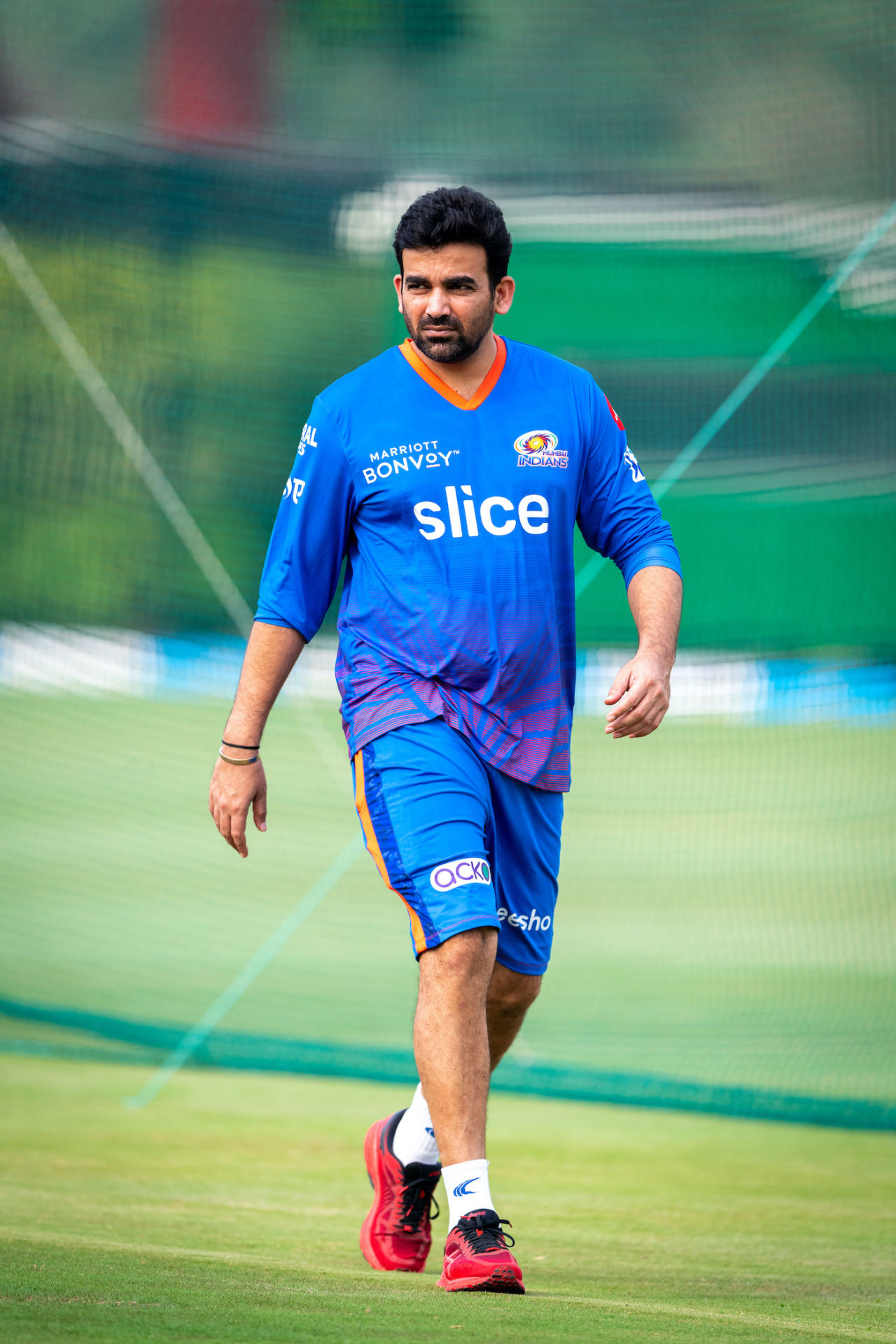 Zaheer Khan, Director of Cricket Operations, during a training session, IPL 2022, Mumbai