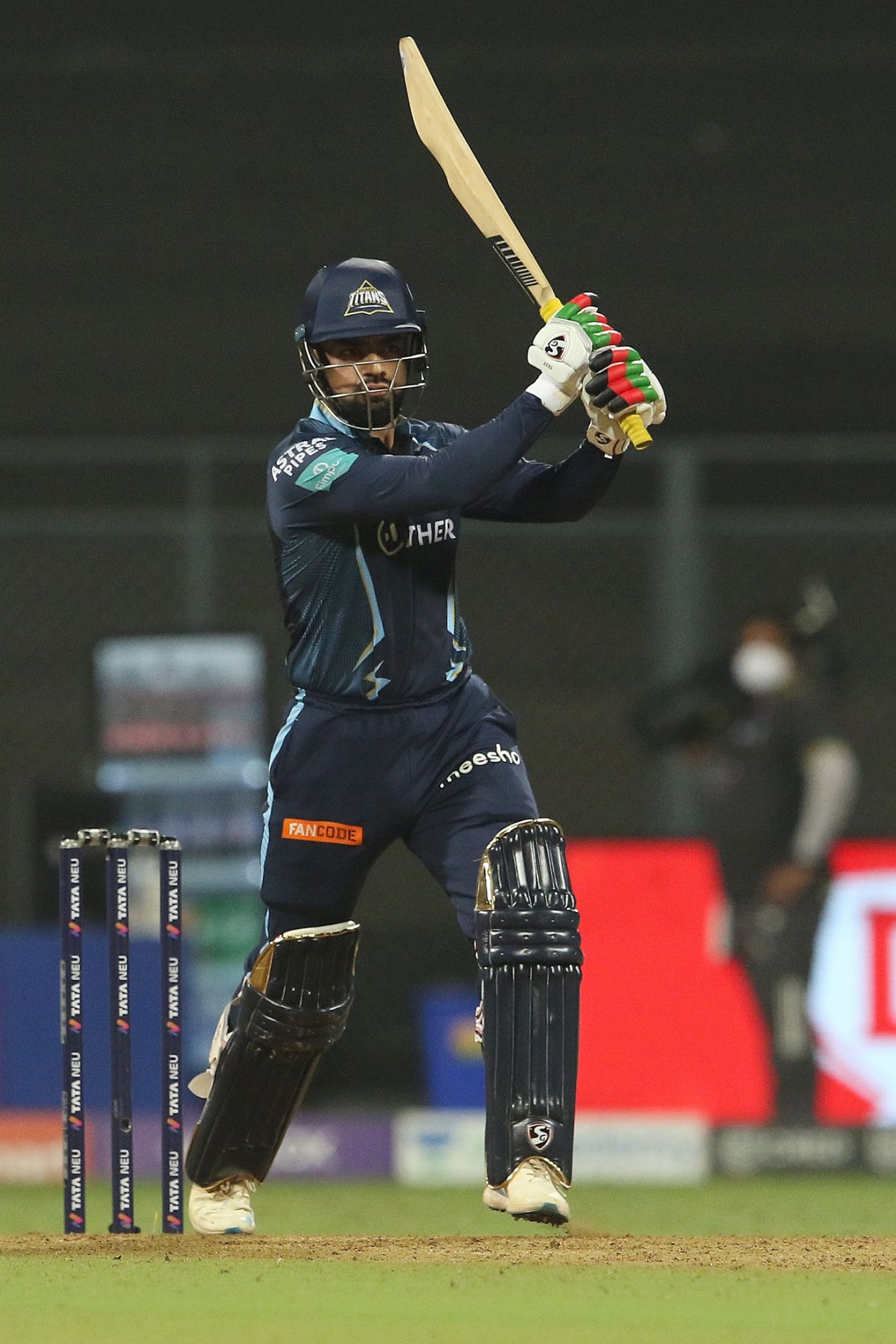 Rashid Khan finished on 31 in 11 balls, Gujarat Titans vs Sunrisers Hyderabad, IPL 2022, Wankhede Stadium, Mumbai, April 27, 2022