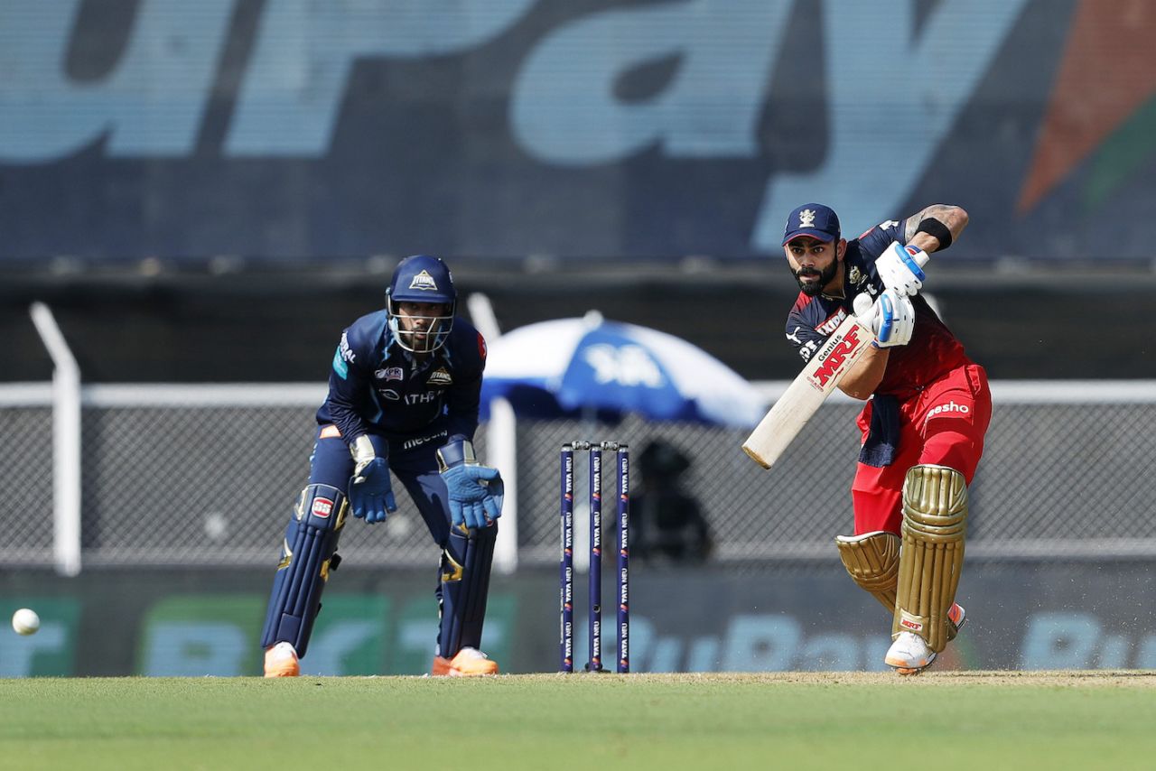 Virat Kohli looked in control but struggled to shift gears, Gujarat Titans vs Royal Challengers Bangalore, IPL 2022, Brabourne Stadium, Mumbai, April 30, 2022