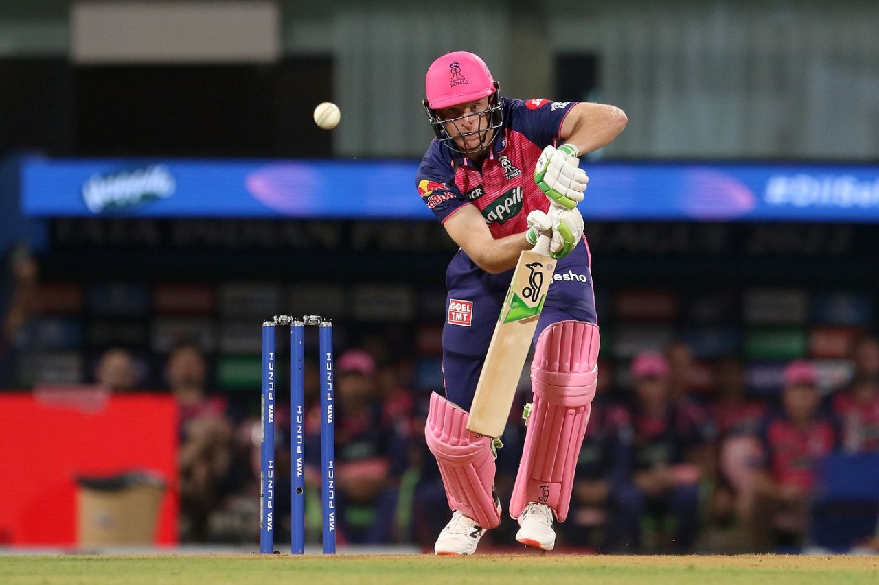 Jos Buttler once again got Rajasthan off to a steady start, Mumbai Indians vs Rajasthan Royals, IPL 2022, DY Patil, Navi Mumbai, April 30, 2022
