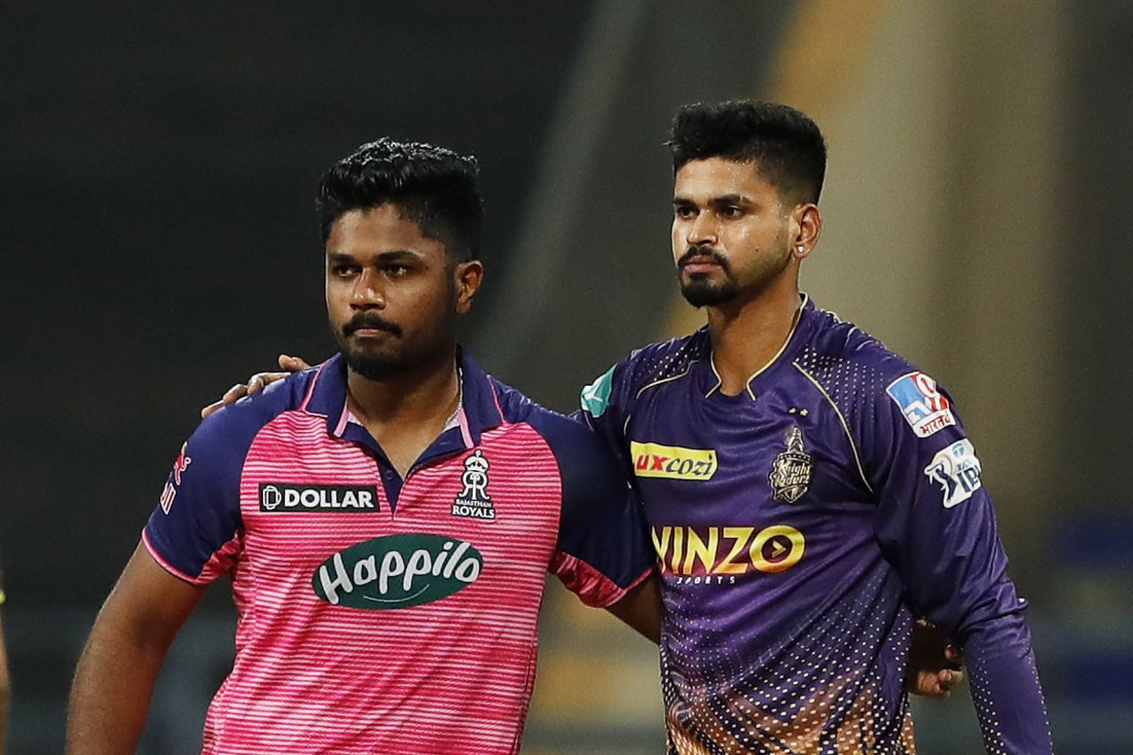 Shreyas Iyer won the toss and asked Sanju Samson to take first strike, Kolkata Knight Riders vs Rajasthan Royals, IPL 2022, Wankhede Stadium, Mumbai, May 2, 2022