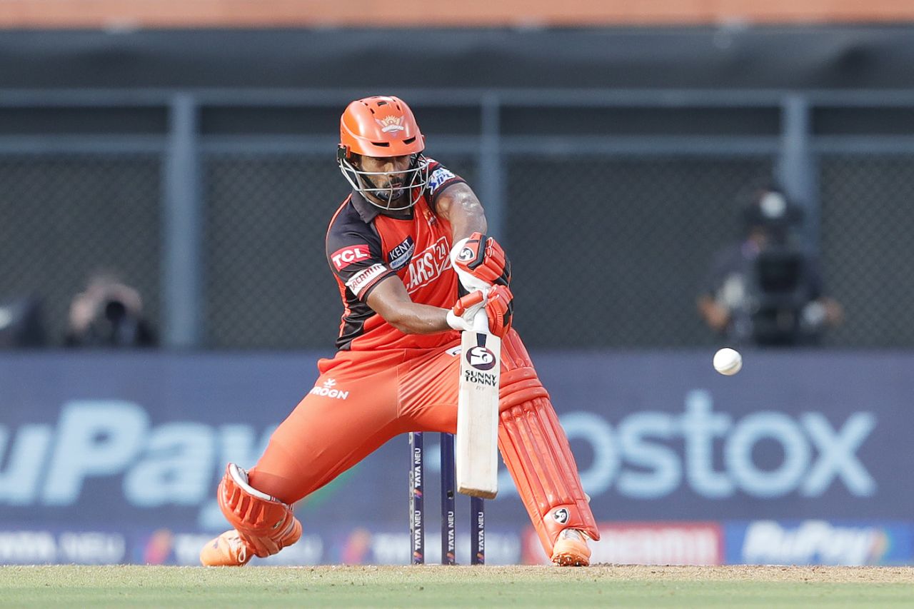 Rahul Tripathi scored at a good clip even though the situation was rather tricky, Royal Challengers Bangalore vs Sunrisers Hyderabad, IPL 2022, Wankhede Stadium, Mumbai, May 8, 2022