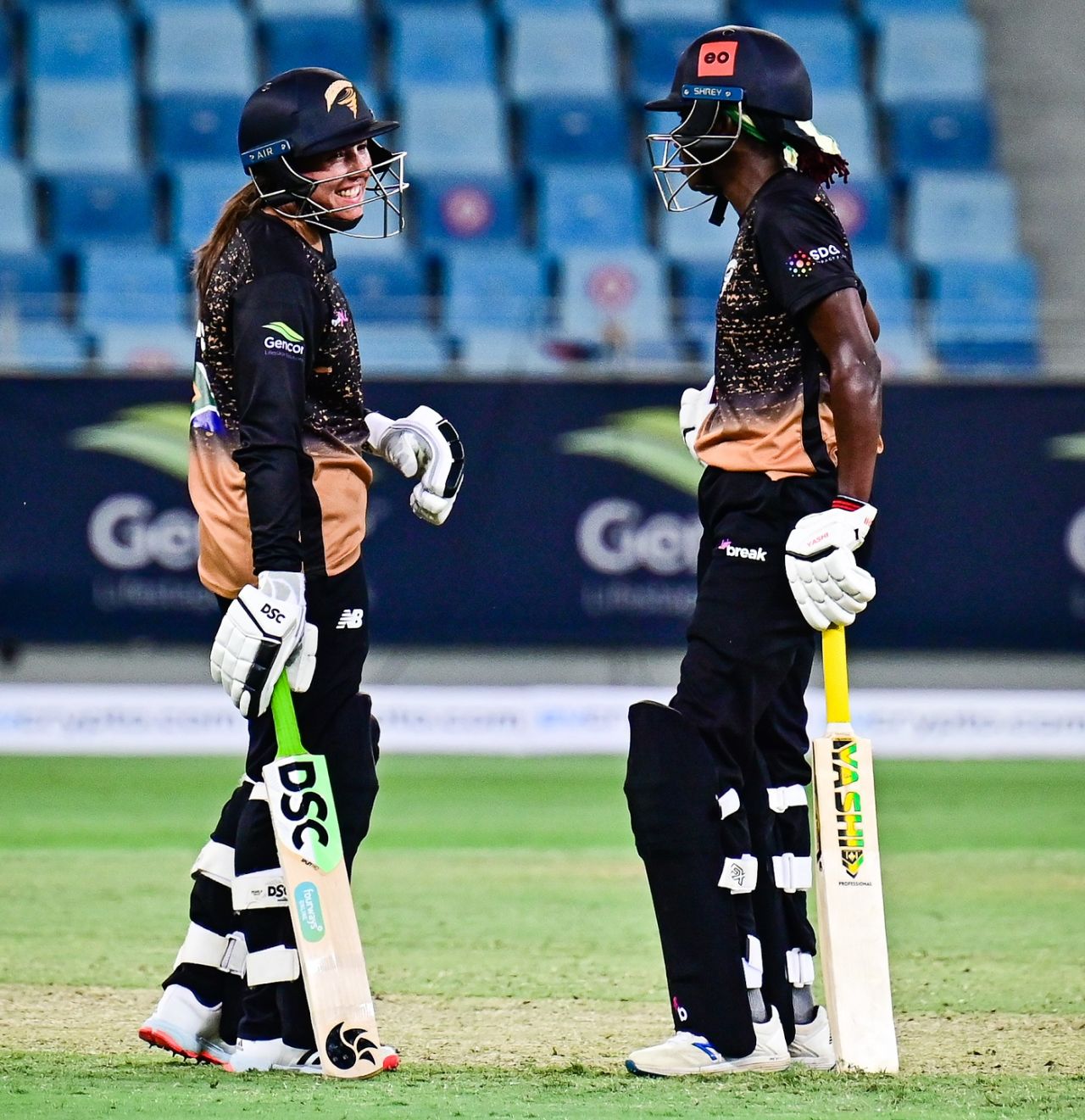 Sune Luus and Stafanie Taylor stitched together an unbeaten 145-run stand, Tornadoes vs Barmy Army, FairBreak Invitational Tournament 2022, Dubai, May 8, 2022
