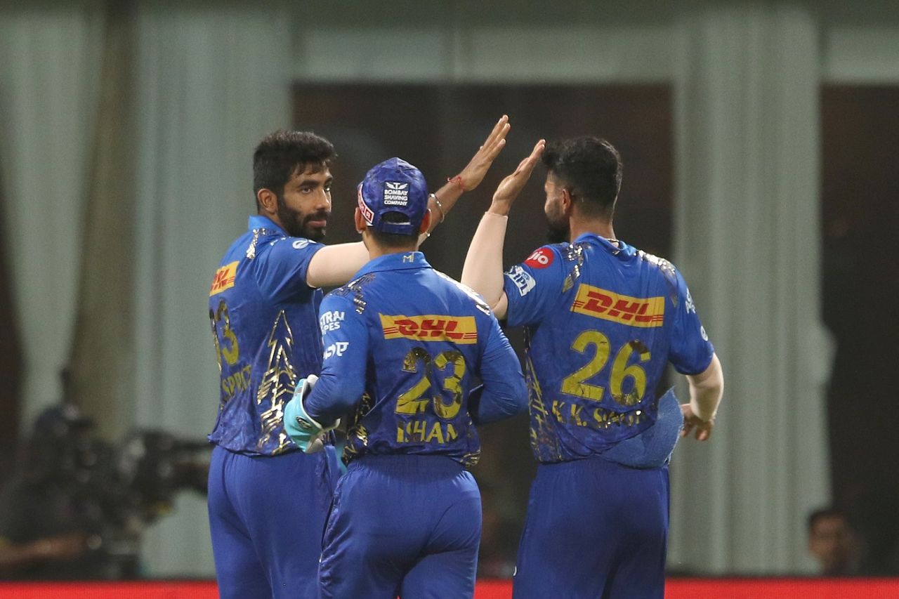 Jasprit Bumrah broke Knight Riders' back in the middle overs, Kolkata Knight Riders vs Mumbai Indians, IPL 2022, DY Patil, Navi Mumbai, May 9, 2022
