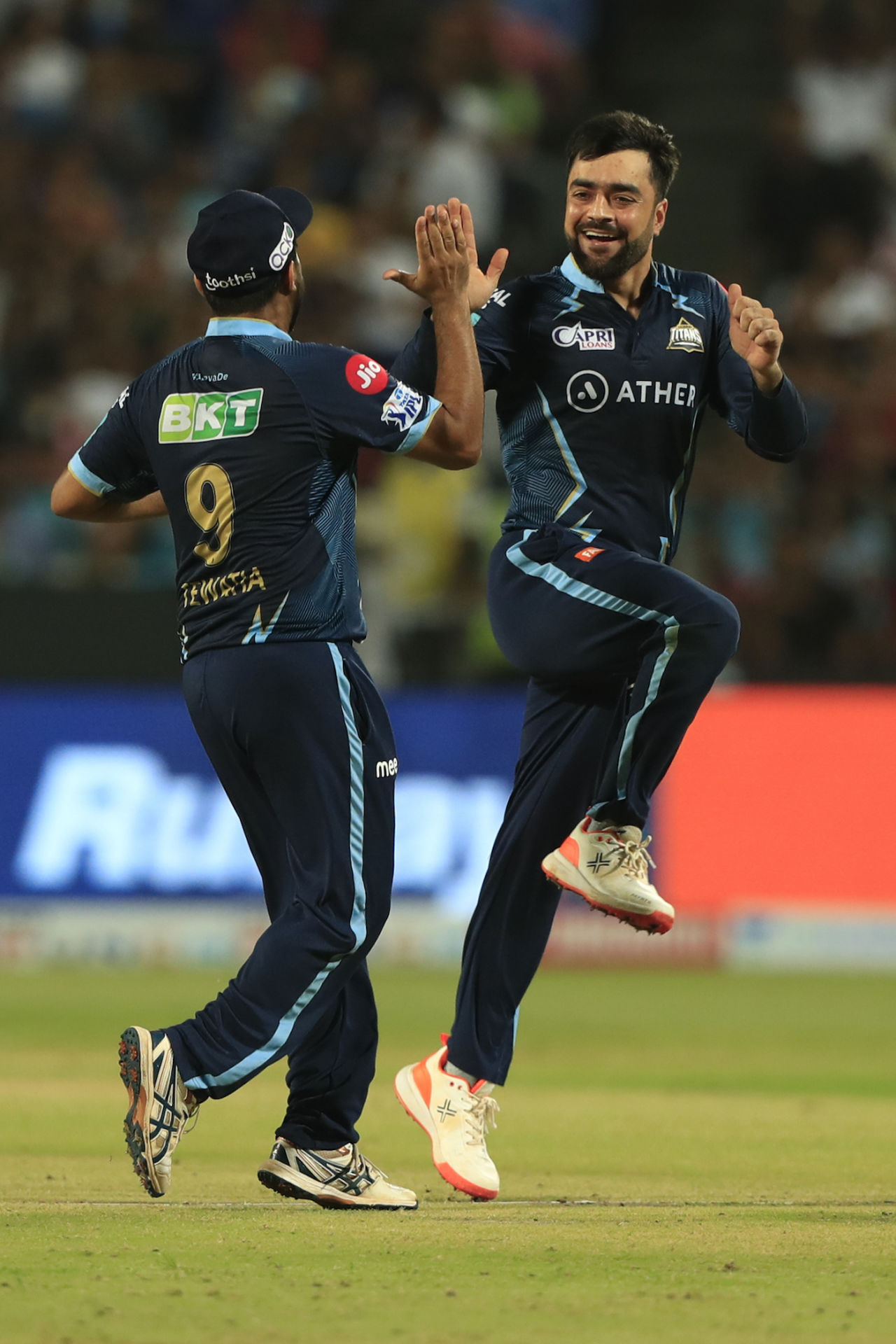 Rashid Khan fooled Krunal Pandya with a googly to have him stumped, Gujarat Titans vs Lucknow Super Giants, IPL 2022, Pune, May 10, 2022