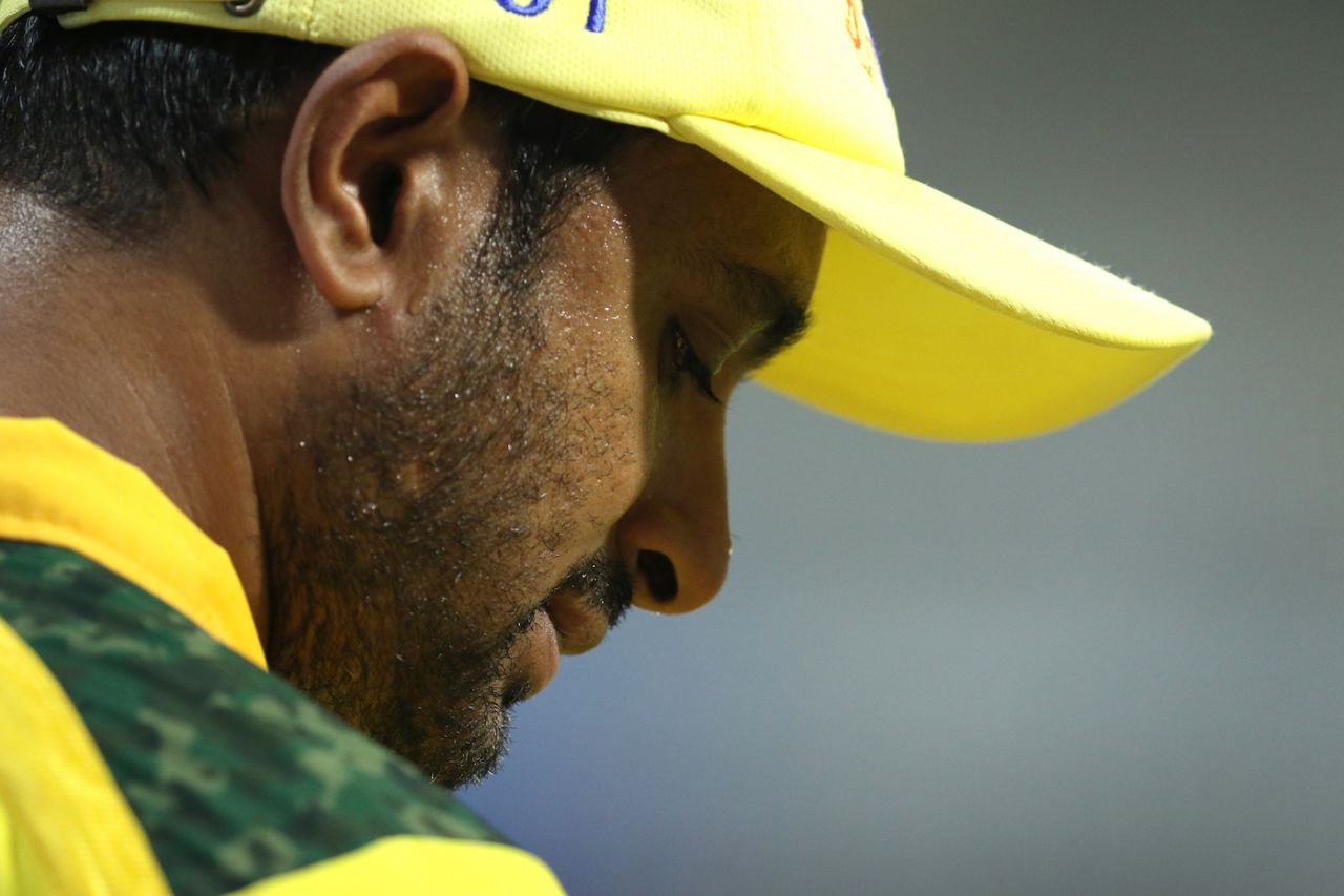 Ambati Rayudu on the field during Chennai Super Kings' match against Rajasthan Royals, Mumbai, April 19, 2021