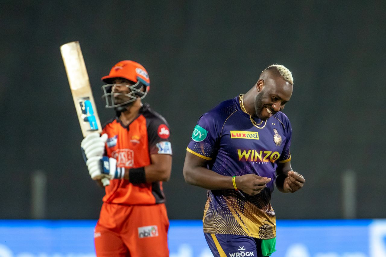 Andre Russell made the difference as Knight Riders sealed a 54-run win, Kolkata Knight Riders vs Sunrisers Hyderabad, IPL 2022, Pune, May 14, 2022
