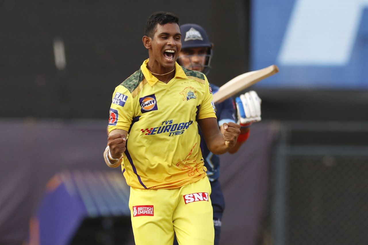 Matheesha Pathirana struck first ball on his IPL debut, Chennai Super Kings vs Gujarat Titans, IPL 2022, Wankhede Stadium, Mumbai, May 15, 2022