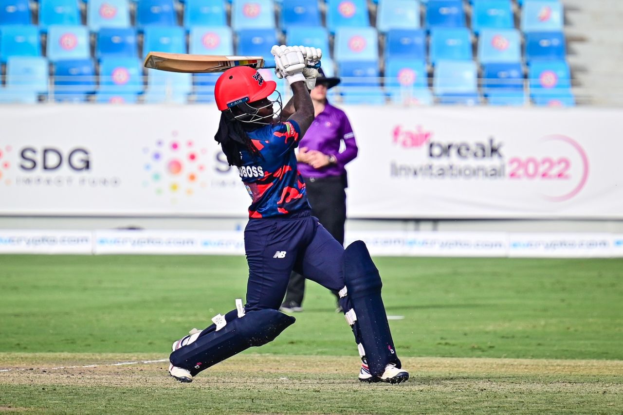 Deandra Dottin hit nine sixes in her 111-run knock, Barmy Army vs Spirit, 3rd place play-off, FairBreak Invitational Tournament 2022, Dubai, May 15, 2022
