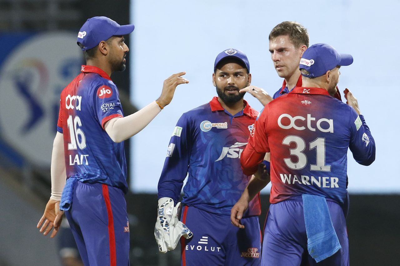 Anrich Nortje was expensive early on, but got Jonny Bairstow's wicket, Delhi Capitals vs Punjab Kings, IPL 2022, DY Patil Stadium, Mumbai, May 16, 2022
