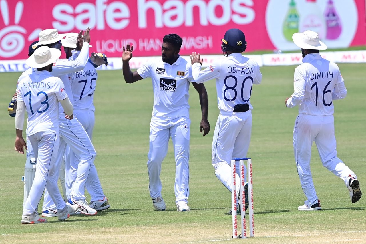 Asitha Fernando broke the 150-run opening stand, Bangladesh vs Sri Lanka, 1st Test, Chattogram, 3rd day, May 17, 2022