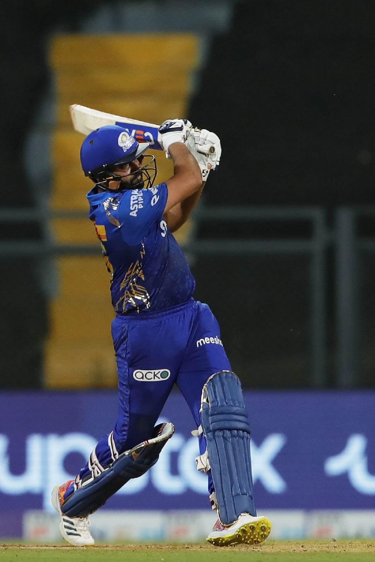 Rohit Sharma hit two sixes off Bhuvneshwar Kumar early on, Mumbai Indians vs Sunrisers Hyderabad, IPL 2022, Wankhede Stadium, Mumbai, May 17, 2022