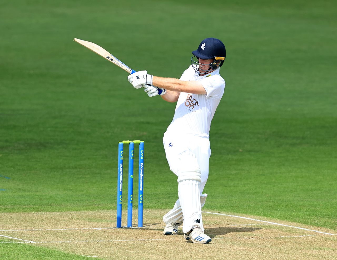 Ben Compton pulls on his way to another century, Northamptonshire vs Kent, LV= Insurance Championship, Division One, Wantage Road, May 19, 2022