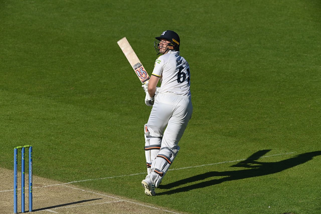 Michael Burgess attempts something unorthodox, Yorkshire vs Warwickshire, LV= Insurance Championship, Division One, May 19, 2022