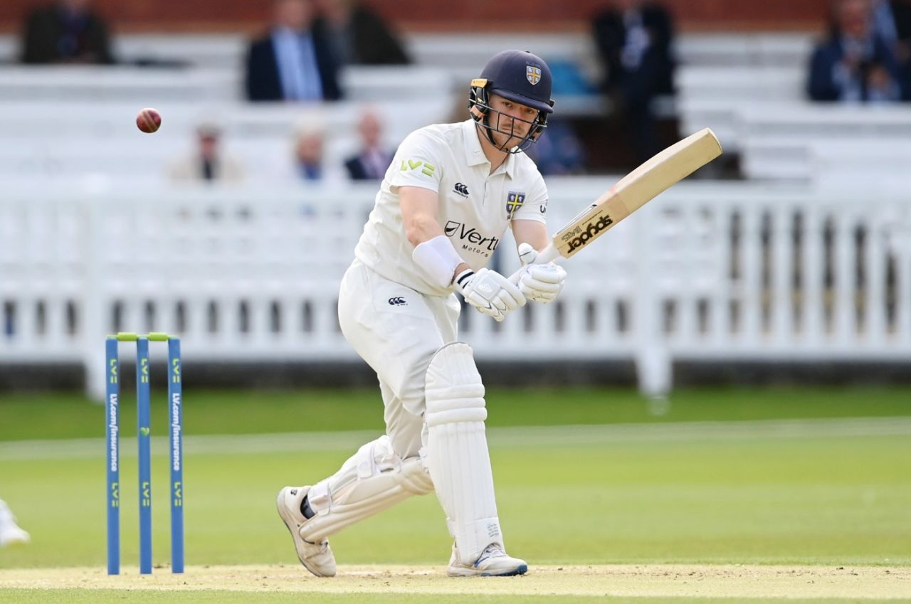 Liam Trevaskis held Durham's lower-order together at Lord's, Middlesex vs Durham, LV= Insurance Championship, Division Two, Lord's, May 20, 2022